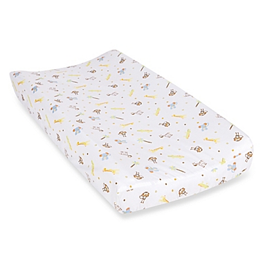 Trend Lab&reg; Jungle Fun Animals Changing Pad Cover. View a larger version of this product image.
