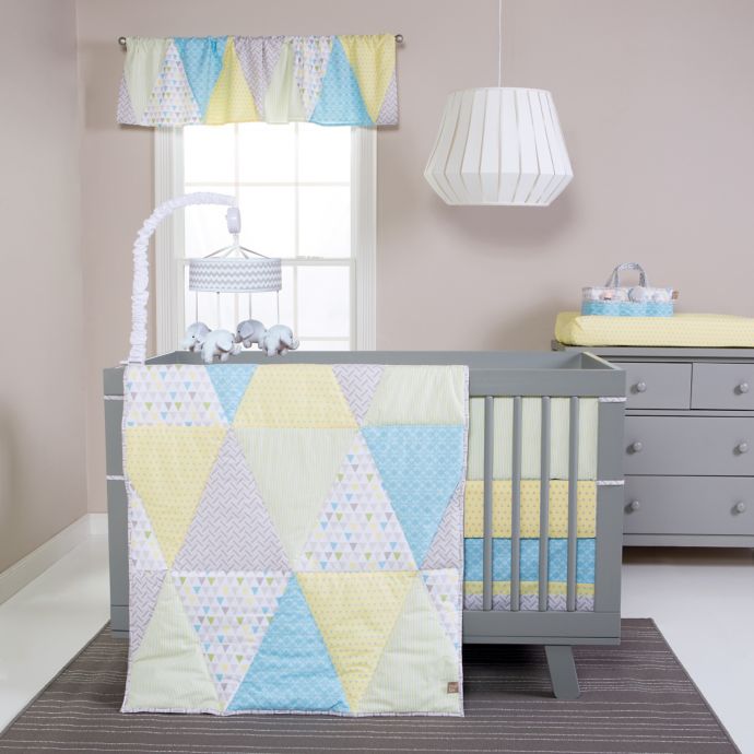 Trend Lab Triangles 3 Piece Crib Bedding Set Buybuy Baby