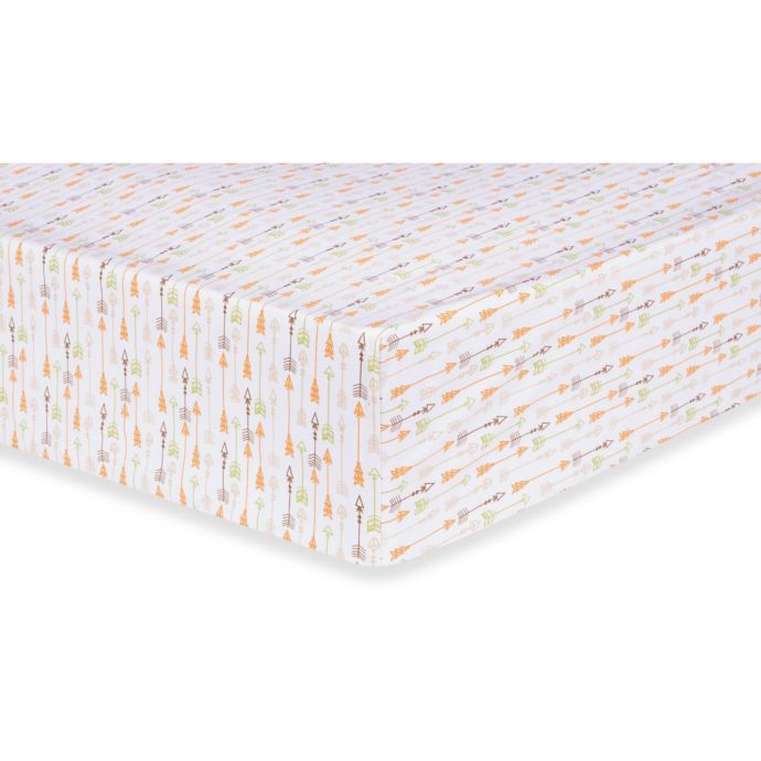 Trend Lab Deer Lodge Arrow Fitted Crib Sheet Bed Bath Beyond