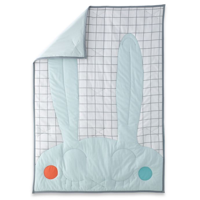 Greenbuds Snuggle Bunnies Organic Cotton Crib Toddler Comforter