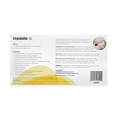 Medela&reg; Special Needs Feeder with 80 ML Collection Container in Yellow. View a larger version of this product image.