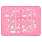 Alternate image 1 for Brinware ABC & 123 Silicone Placemat Set in Pink/Purple (Set of 2)