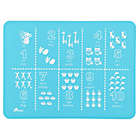 Alternate image 2 for Brinware ABC & 123 Silicone Placemat Set in Blue/Green (Set of 2)