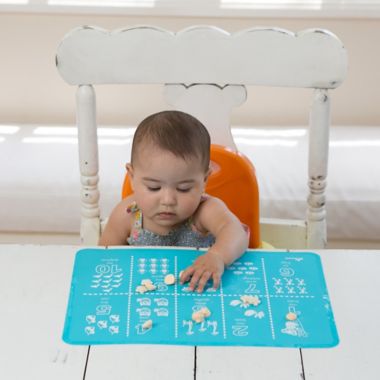 Brinware ABC & 123 Silicone Placemat Set in Blue/Green (Set of 2). View a larger version of this product image.