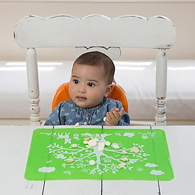 Brinware Land & Sea Silicone Placemat Set in Blue/Green (Set of 2). View a larger version of this product image.