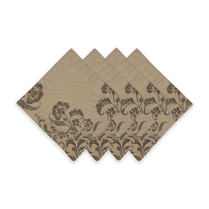 French Scroll Napkin (Set of 4) Bed Bath & Beyond