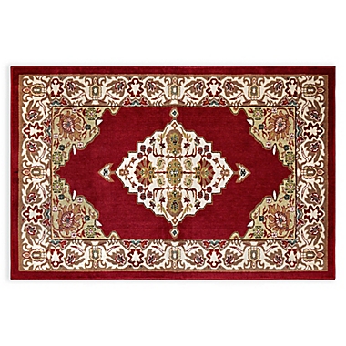 Home Dynamix Westwood Medallion 2&#39;3 x 3&#39;7 Accent Rug in Red. View a larger version of this product image.