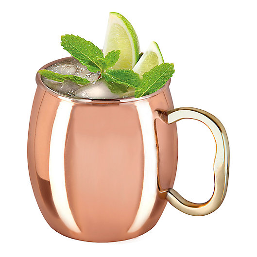 Alternate image 1 for Godinger Copper Plated Moscow Mule Mugs (Set of 2)