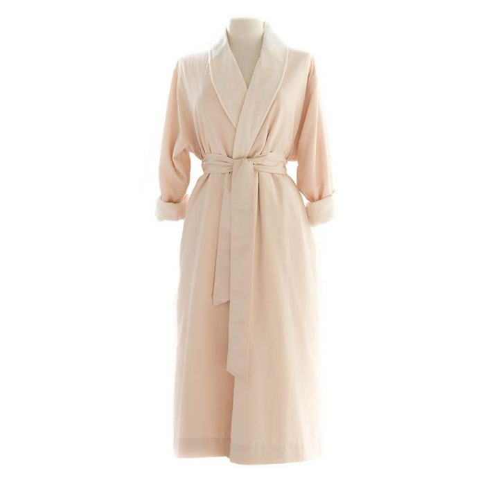 Telegraph Hill Twill Double-Layer Microfiber Robe | Bed Bath & Beyond