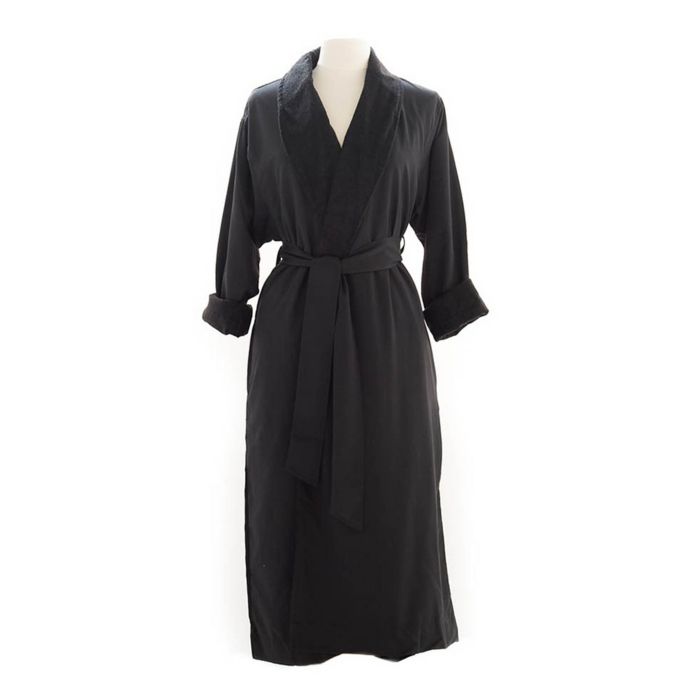 Telegraph Hill Twill Double-Layer Microfiber Robe | Bed Bath & Beyond