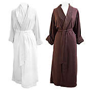 Telegraph Hill Waffle Weave Double-Layer Microfiber Robe