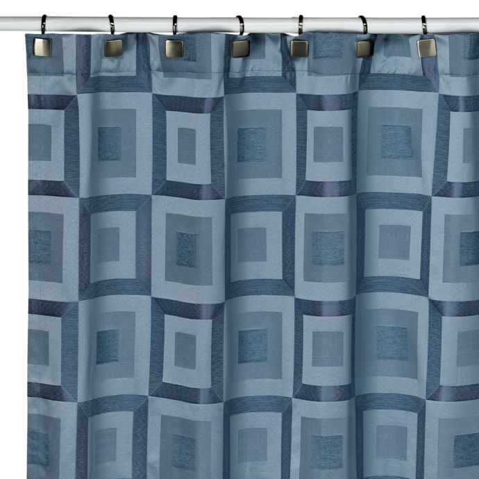 Metro Slate Blue Shower Curtain Bed Bath Beyond
