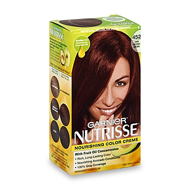 Garnier® Nutrisse Nourishing Hair Color Crème in 452 Dark Reddish Brown |  Bed Bath & Beyond