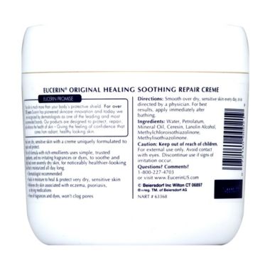 Eucerin&reg; 16 oz. Original Healing Creme. View a larger version of this product image.