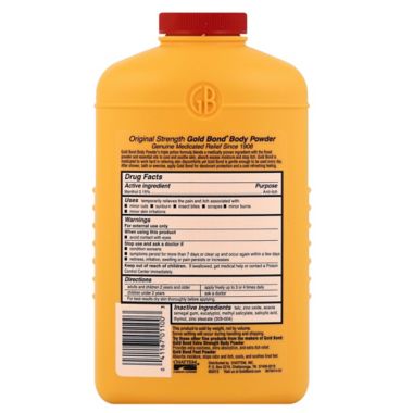 Gold Bond&reg; 10 oz. Original Strength Medicated Body Powder. View a larger version of this product image.