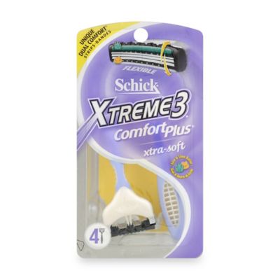 Schick&reg; Xtreme3&reg; 4-Pack Sensitive Skin Disposable Razors