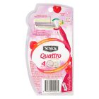 Alternate image 1 for Schick&reg; Quattro For Women&reg; 3-Pack Disposable Razor in Raspberry Rain