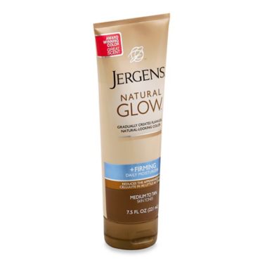 Jergens&reg; Natural Glow&reg; Firming Daily Moisturizer in Medium to Tan. View a larger version of this product image.