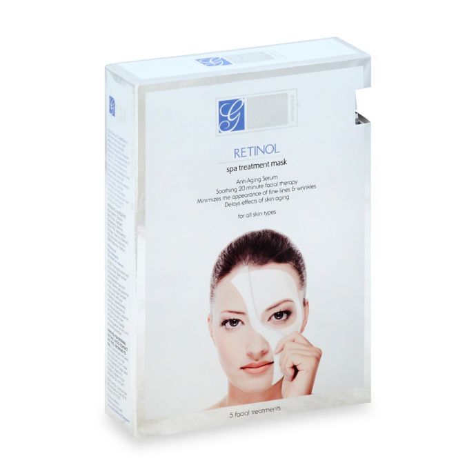Global Beauty Care™ 5Count Retinol Spa Treatment Mask