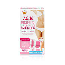 Nad's® 24-Count Bikini and Underarm Wax Strips Kit