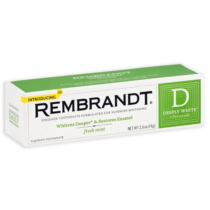 Rembrandt® 2.6 oz. Peroxide Toothpaste Bed Bath & Beyond