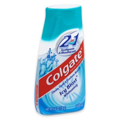 Colgate&reg; 4.6 oz. 2‑in‑1 Toothpaste and Mouthwash in Icy Blast