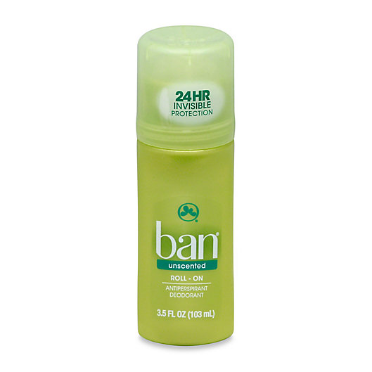 Alternate image 1 for Ban® Roll-On 3.5 oz. Unscented Antiperspirant and Deodorant