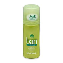 Ban® Roll-On 3.5 oz. Unscented Antiperspirant and Deodorant