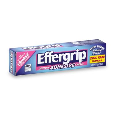 Effergrip 2.5 oz. Denture Adhesive Cream | Bed Bath & Beyond