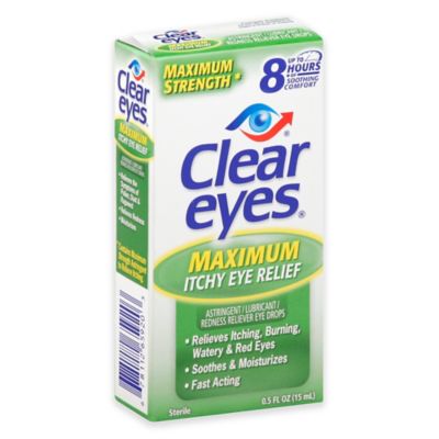 Clear Eyes&reg; .5 oz. Maximum Itchy Eye Relief Drops