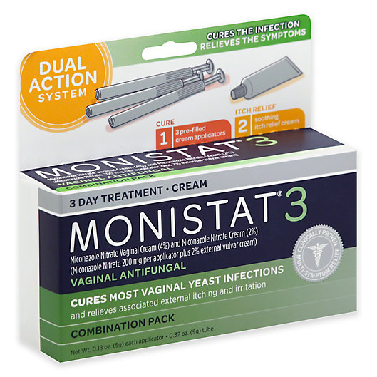 Alternate image 1 for Monistat® 3-Day Prefilled Treatment Cream Applicator