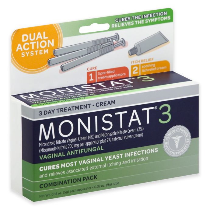 Monistat® 3-Day Prefilled Treatment Cream Applicator | Bed Bath & Beyond