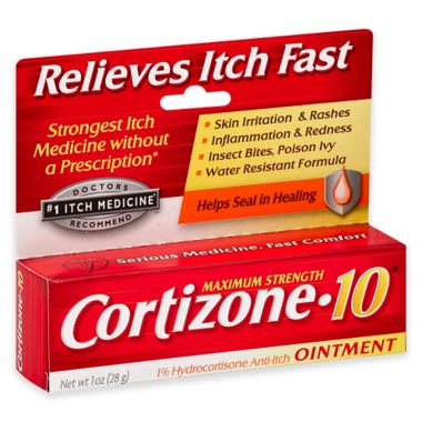 Cortizone-10&reg; 1oz. Maximum Strength Ointment. View a larger version of this product image.