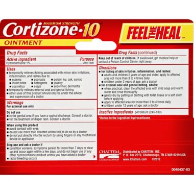 Cortizone-10&reg; 1oz. Maximum Strength Ointment. View a larger version of this product image.