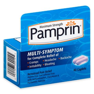 Pamprin&reg; Maximum Strength 40-Count Multi-Symptom Menstrual Relief Caplets