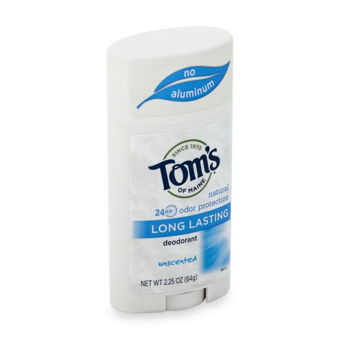 Tom's of Maine® 2.25 oz. Long Lasting Deodorant in Unscented | Bed Bath