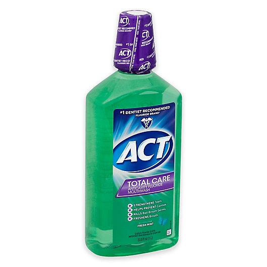 Alternate image 1 for Act® Total Care 18 oz Anticavity Fluoride Mouthwash in Fresh Mint