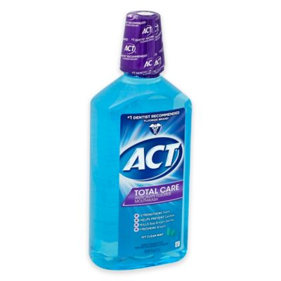 ACT&reg; Total Care 33.8 oz. Anticavity Fluoride Mouthwash in Icy Clean Mint