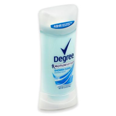 Degree&reg; Motion Sense&trade; 2.6 oz. Anti-Perspirant and Deodorant in Shower Clean. View a larger version of this product image.