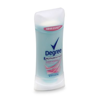 Degree&reg; Motion Sense&trade; 2.6 oz. Anti-Perspirant and Deodorant in Sheer Powder. View a larger version of this product image.