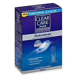 Clear Care Plus Twin Pack 12 oz. with Hydraglyde Cleaning and Disinfecting Solution