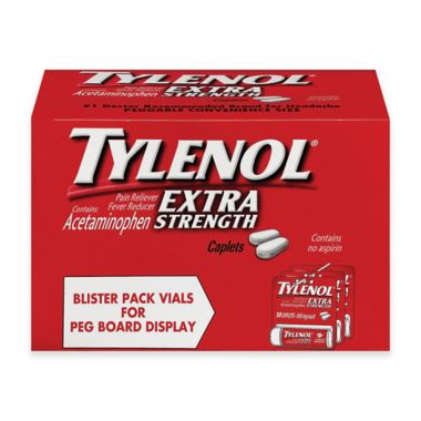 Tylenol&reg; Extra Strength 10-Count 500 mg Pain Reliever Caplets. View a larger version of this product image.