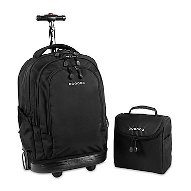 J World New York Setbeamer 18-Inch Laptop Rolling Backpack. View a larger version of this product image.