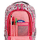 Alternate image 2 for J World New York Setbeamer 18-Inch Laptop Rolling Backpack in Pink