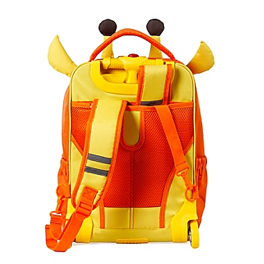 Twise Side-Kick Giraffe Kids Rolling Backpack in Yellow | Bed Bath 