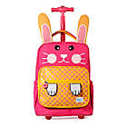 Alternate image 5 for Twise Side-Kick Rabbit Kids Rolling Backpack in Pink