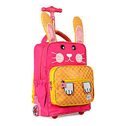 Twise Side-Kick Rabbit Kids Rolling Backpack in Pink