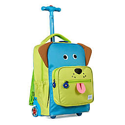 Twise Side-Kick Pup Kids Rolling Backpack in Blue