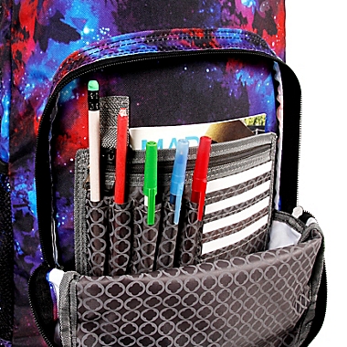 J World New York Sunrise 18-Inch Rolling Backpack in Galaxy. View a larger version of this product image.