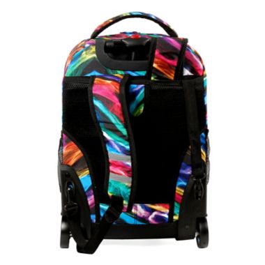 J World New York Sunrise 18 Inch Rolling Backpack Bed Bath Beyond